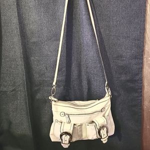 Wilson leather white purse